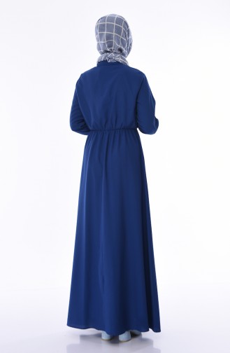 فستان نيلي 1027-06