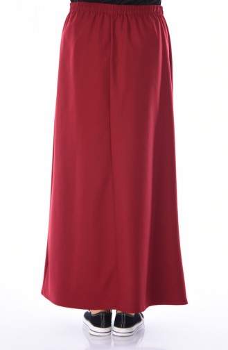 Claret Red Skirt 1128-02
