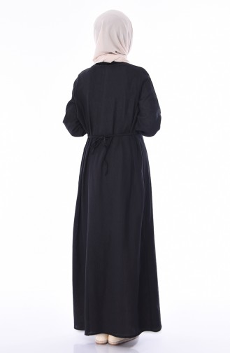 Robe Brodée 6000-01 Noir 6000-01