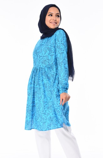 Turquoise Tuniek 1218A-02