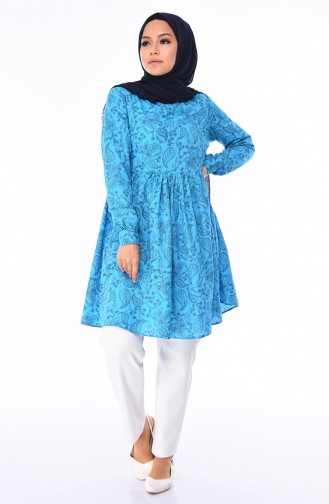 Turquoise Tuniek 1218A-02