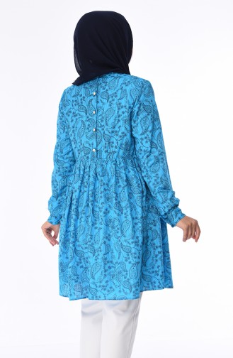 Turquoise Tuniek 1218A-02