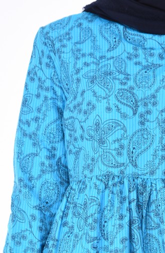 Turquoise Tuniek 1218A-02