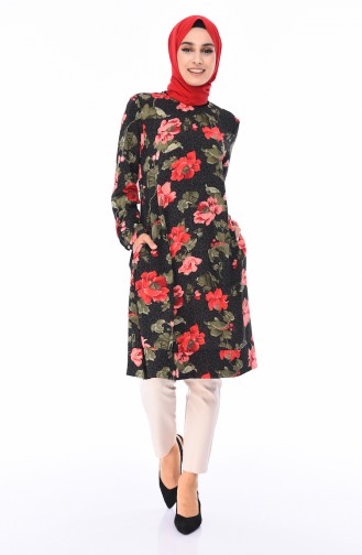 Tunique a Motifs 5264A-01 Noir 5264A-01