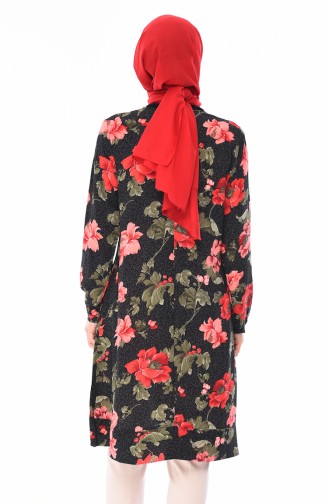Tunique a Motifs 5264A-01 Noir 5264A-01