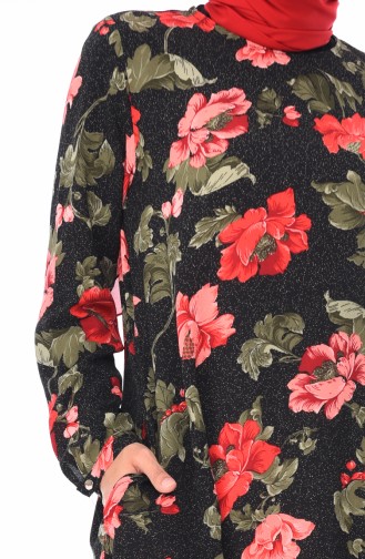 Tunique a Motifs 5264A-01 Noir 5264A-01