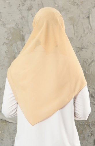 Chiffon Kopftuch 13031-16 Beige 13031-16