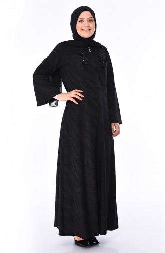 Abaya Grande Taille 1935-01 Noir 1935-01