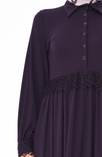 Purple Hijab Dress 3008-01