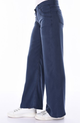 Pantalon Jean Grande Taille 2077-01 Bleu Marine 2077-01