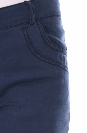 Pantalon Jean Grande Taille 2077-01 Bleu Marine 2077-01