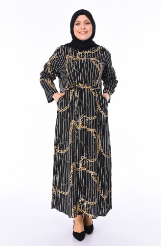 Black Hijab Dress 0041-01