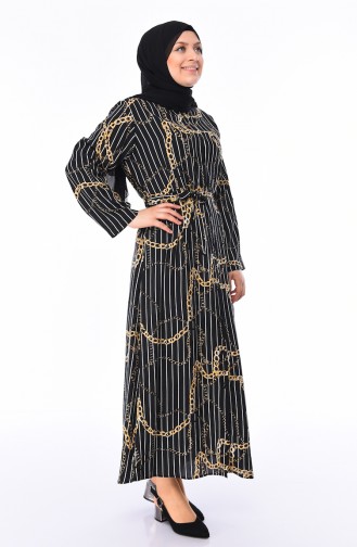 Black Hijab Dress 0041-01