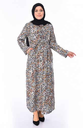 فستان رمادي 0041A-01
