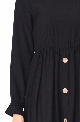 Black Hijab Dress 1029-06