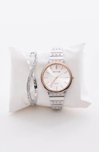 White Wrist Watch 210981