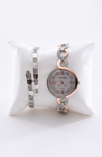 Silver Gray Wrist Watch 210984
