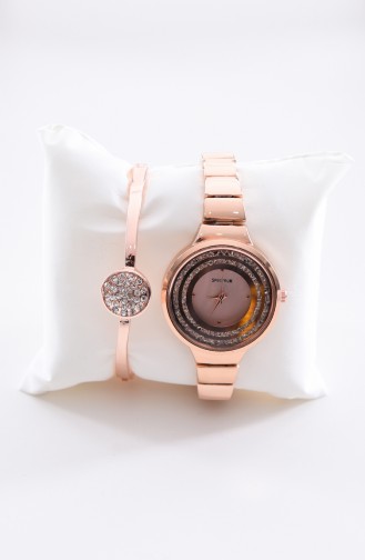 Spectrum Combinaison Montre Pour Femme CW211004 Cuivre 211004