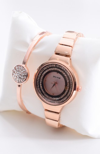 Spectrum Combinaison Montre Pour Femme CW211004 Cuivre 211004