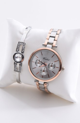 Silver Gray Wrist Watch 211084