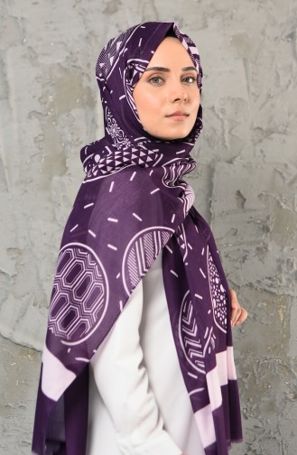 Purple Sjaal 13038-04