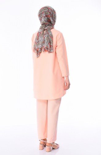 Tunik Pantolon İkili Takım 5247-08 Somon