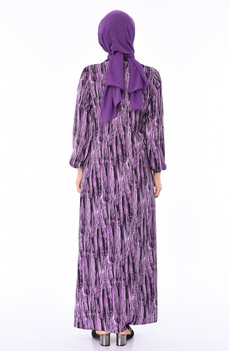 Purple İslamitische Jurk 8371-01