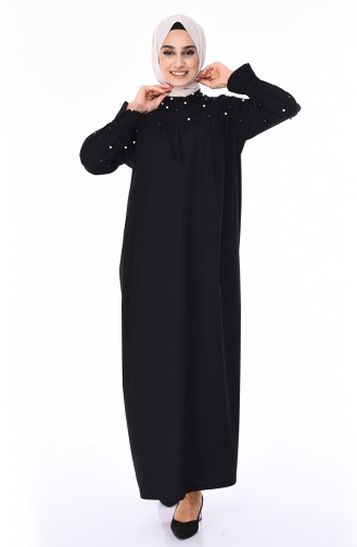 Black Hijab Dress 0012-02