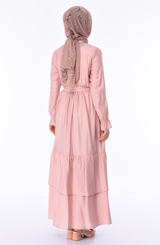 Powder Hijab Dress 1028-05