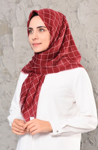 Claret red Hoofddoek 2298-01