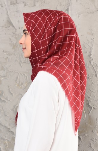 Claret red Hoofddoek 2298-01