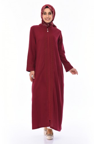 Claret Red Abaya 22207-02