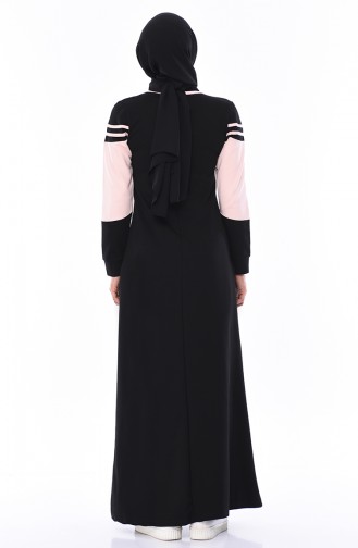 Black İslamitische Jurk 7010-01