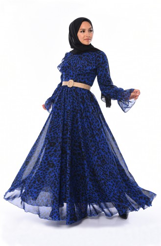 فستان أزرق 1013-02