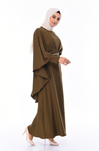 Light Green Hijab Dress 5008-09