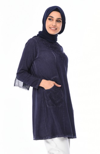 Navy Blue Tuniek 95202-02