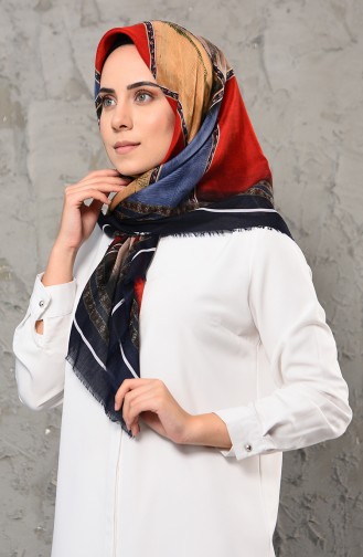 Blue Scarf 2300-09