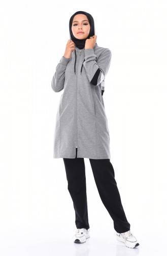 Hooded Tracksuit 95147-01 Gray 95147-01