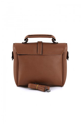 Sac D`épaule Couleur Brun 10557KA