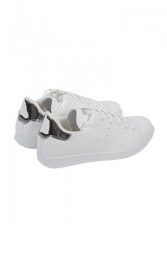White Sport Shoes 100-11