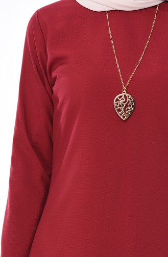 Tunik Pantolon İkili Takım 9013-19 Bordo