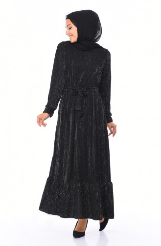 Black Hijab Dress 2246-02