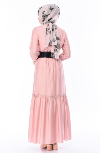 Powder Hijab Dress 1031-02