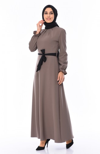 Mink Hijab Dress 60038-03