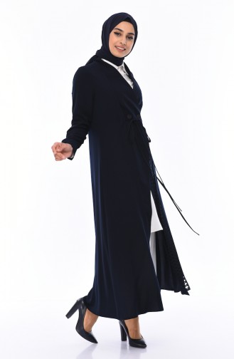 Cape mit Knöpfen 35769A-02 Dunkelblau 35769A-02
