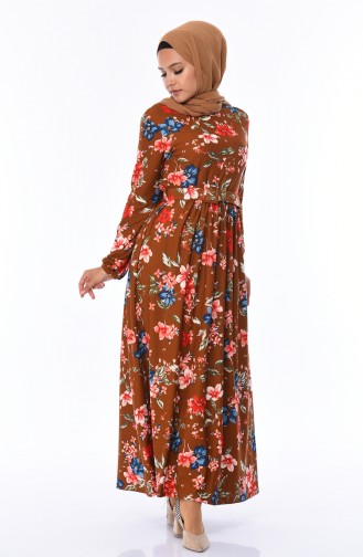 Robe Hijab Tabac 0671-03