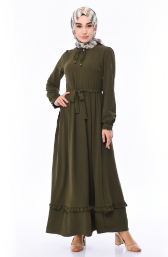 Khaki Hijab Dress 2025-04