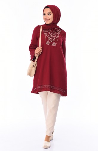 Claret red Tuniek 25201-02