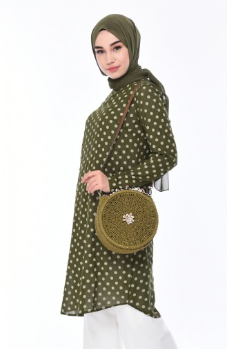 Light Khaki Green Tuniek 1074-05