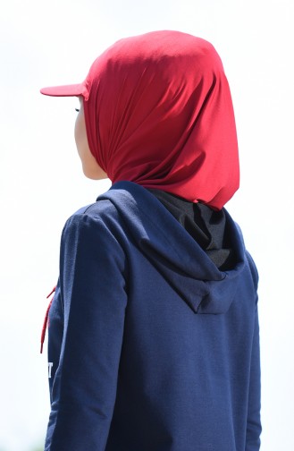 Claret Red Casual Scarf 0732-08